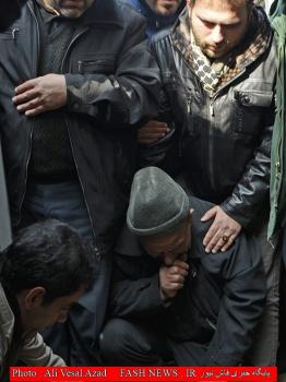 گزارش تصویری از تدفین جانباز شهید 