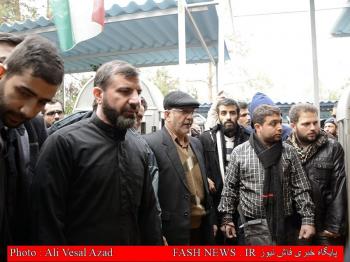 گزارش تصویری از تدفین جانباز شهید 
