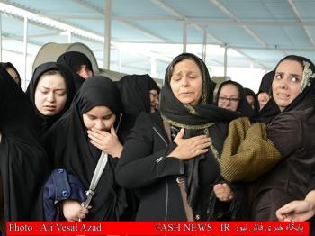 گزارش تصویری از تدفین جانباز شهید 