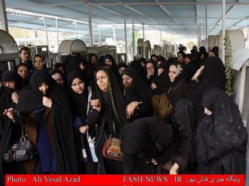 گزارش تصویری از تدفین جانباز شهید 