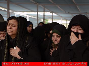 گزارش تصویری از تدفین جانباز شهید 