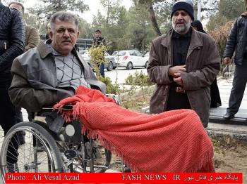 گزارش تصویری از تدفین جانباز شهید 
