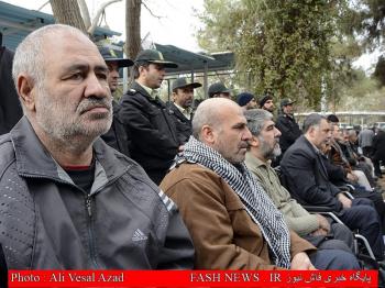 گزارش تصویری از تدفین جانباز شهید 