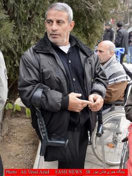 گزارش تصویری از تدفین جانباز شهید 