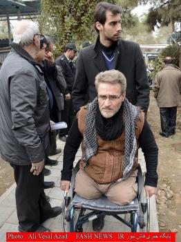 گزارش تصویری از تدفین جانباز شهید 