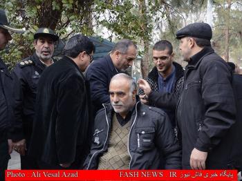 گزارش تصویری از تدفین جانباز شهید 