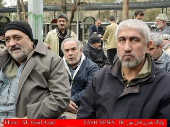 گزارش تصویری از تدفین جانباز شهید 