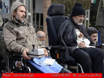 گزارش تصویری از تدفین جانباز شهید 