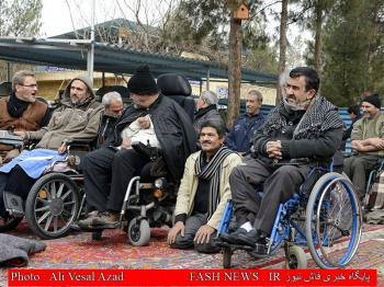 گزارش تصویری از تدفین جانباز شهید 