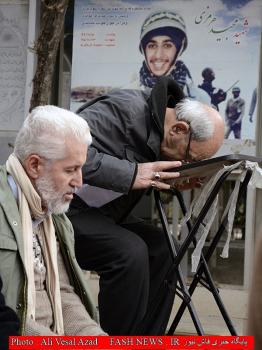 گزارش تصویری از تدفین جانباز شهید 