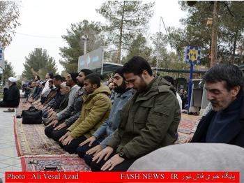 گزارش تصویری از تدفین جانباز شهید 