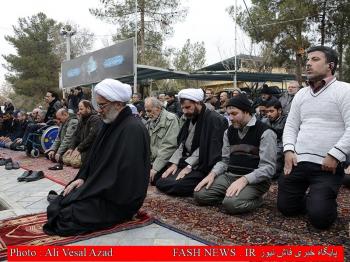 گزارش تصویری از تدفین جانباز شهید 