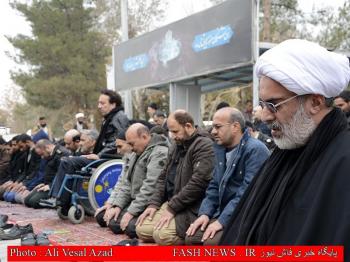 گزارش تصویری از تدفین جانباز شهید 