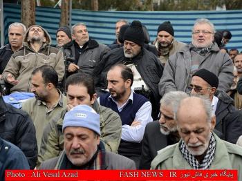گزارش تصویری از تدفین جانباز شهید 