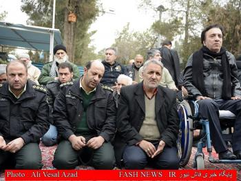 گزارش تصویری از تدفین جانباز شهید 