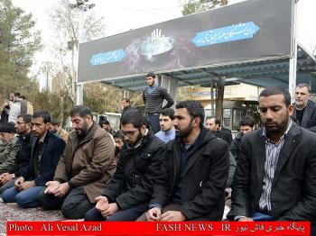 گزارش تصویری از تدفین جانباز شهید 