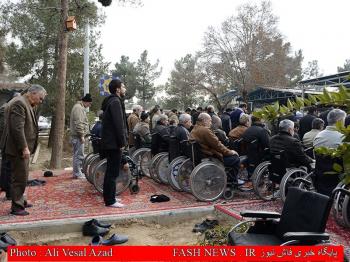 گزارش تصویری از تدفین جانباز شهید 