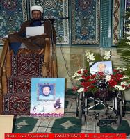 گزارش تصویری از مراسم گرامیداشت جانباز "الله وردی"