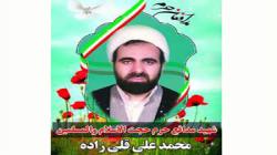 تشییع پیکر روحانی مدافع حرم 