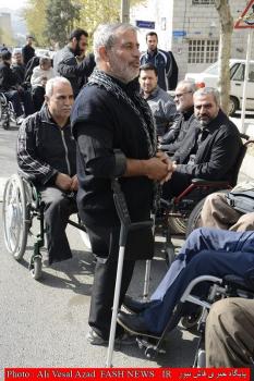 گزارش تصویری از مراسم تشییع جانباز شهید حسین نیکپور