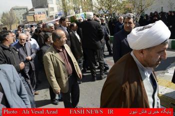 گزارش تصویری از مراسم تشییع جانباز شهید حسین نیکپور