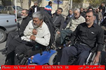گزارش تصویری از مراسم تشییع جانباز شهید حسین نیکپور