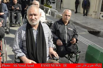 گزارش تصویری از مراسم تشییع جانباز شهید حسین نیکپور