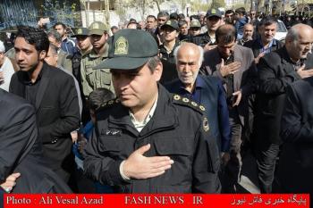 گزارش تصویری از مراسم تشییع جانباز شهید حسین نیکپور
