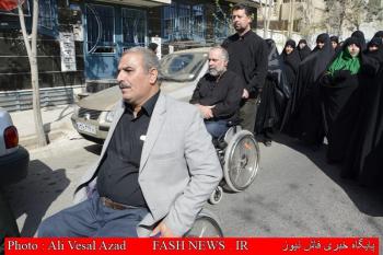 گزارش تصویری از مراسم تشییع جانباز شهید حسین نیکپور