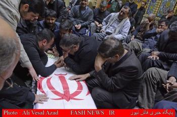 گزارش تصویری از مراسم تشییع جانباز شهید حسین نیکپور