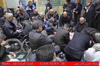 گزارش تصویری از مراسم تشییع جانباز شهید حسین نیکپور
