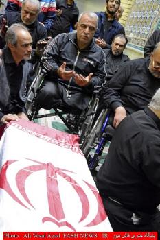 گزارش تصویری از مراسم تشییع جانباز شهید حسین نیکپور