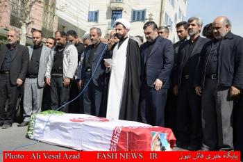 گزارش تصویری از مراسم تشییع جانباز شهید حسین نیکپور