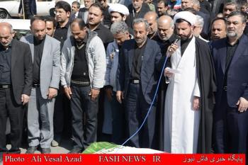 گزارش تصویری از مراسم تشییع جانباز شهید حسین نیکپور