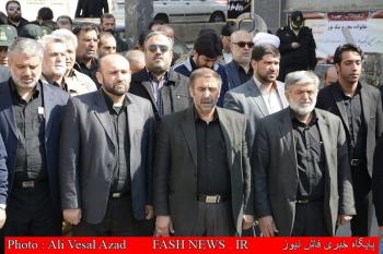 گزارش تصویری از مراسم تشییع جانباز شهید حسین نیکپور