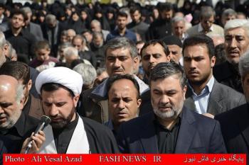 گزارش تصویری از مراسم تشییع جانباز شهید حسین نیکپور