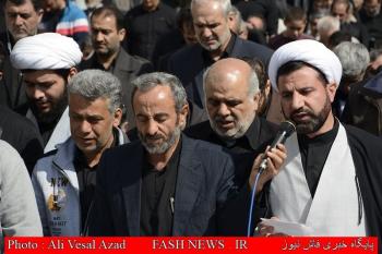 گزارش تصویری از مراسم تشییع جانباز شهید حسین نیکپور