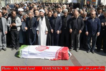 گزارش تصویری از مراسم تشییع جانباز شهید حسین نیکپور