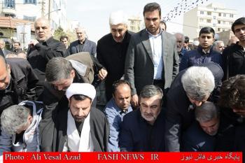 گزارش تصویری از مراسم تشییع جانباز شهید حسین نیکپور