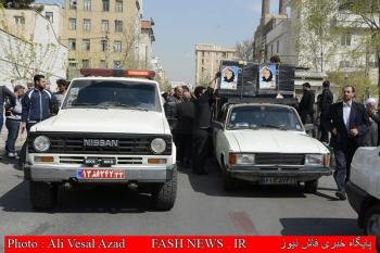 گزارش تصویری از مراسم تشییع جانباز شهید حسین نیکپور