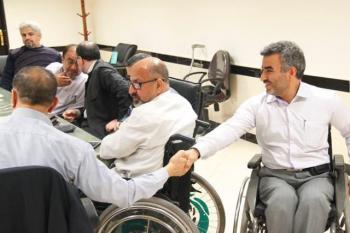 گزارش مصورازنخستین نشست جمعیت جانبازان درسال95
