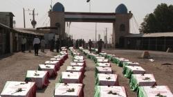 پیکر مطهر ۵۵ شهید دفاع مقدس به کشور بازگشت
