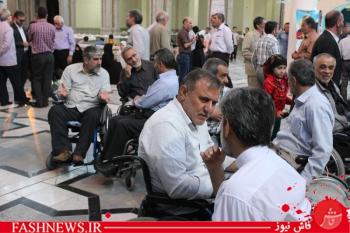 گزارش مصور ازمراسم افطاری جانبازان درپادگان ولیعصر
