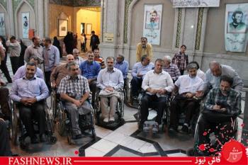 گزارش مصور ازمراسم افطاری جانبازان درپادگان ولیعصر