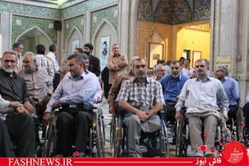 گزارش مصور ازمراسم افطاری جانبازان درپادگان ولیعصر