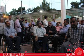 گزارش مصور ازمراسم افطاری جانبازان درپادگان ولیعصر