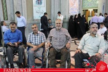 گزارش مصور ازمراسم افطاری جانبازان درپادگان ولیعصر