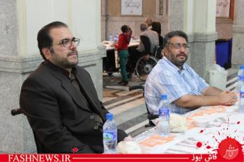گزارش مصور ازمراسم افطاری جانبازان درپادگان ولیعصر