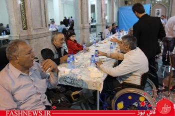 گزارش مصور ازمراسم افطاری جانبازان درپادگان ولیعصر