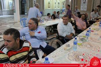 گزارش مصور ازمراسم افطاری جانبازان درپادگان ولیعصر